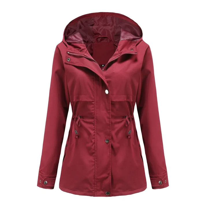 Madeline Manteau Imperméable Femme Capuche Réglable, Léger & Résistant pour Pluie, vue 9