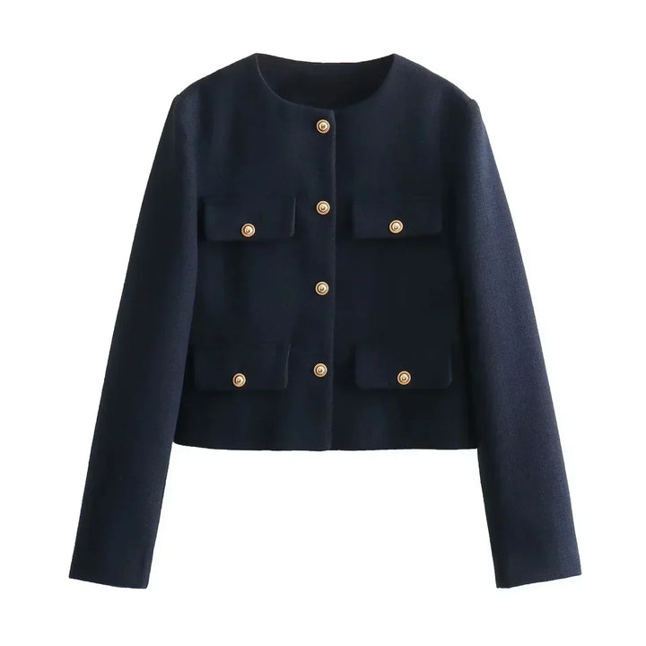Maisy Manteau Femme Manteau Classique Élégant avec Boutons Décoratifs Chic, vue 8