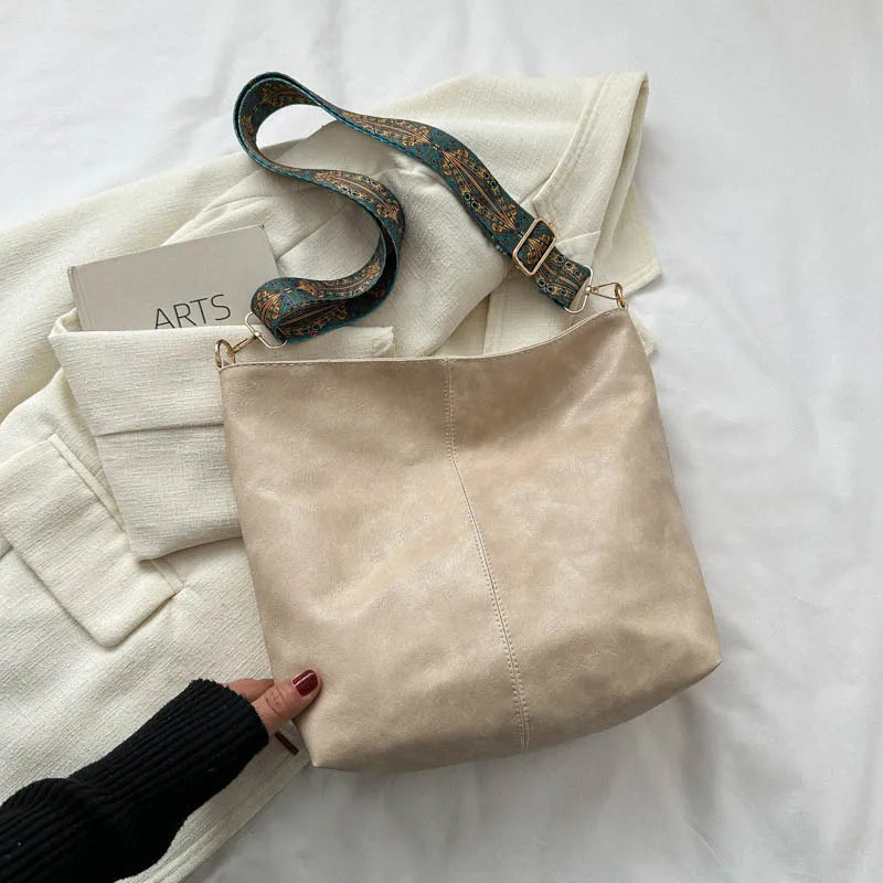 Zaria Sac Femme Sac à Bandoulière Élégant en Cuir Vintage Traditionnel, vue 5
