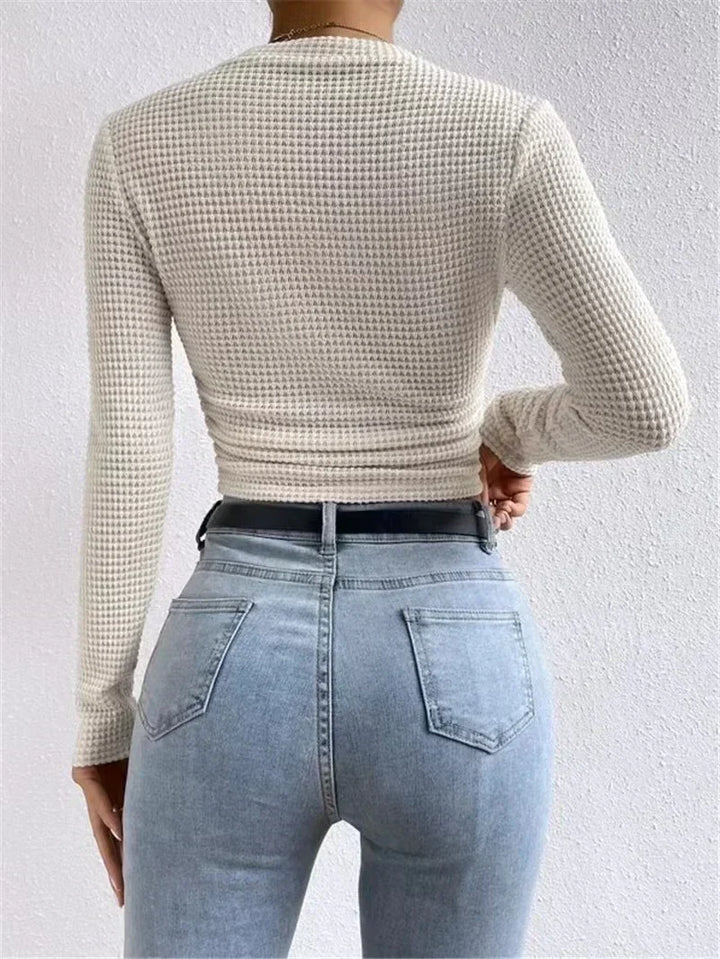 Moinara | T-shirt ajusté manches longues pour femmes