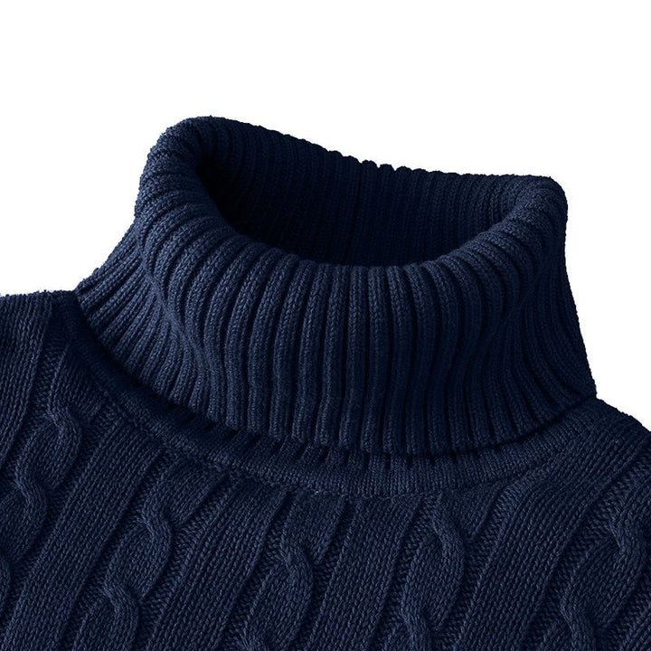 Klaus Pull Col Roulé Homme Tricot Élégant & Confortable en Maille, vue 11