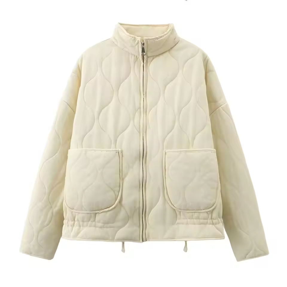 Hershey Veste Matelassée Femme Chaude et Légère avec Zip Avant & Taille Ajustable