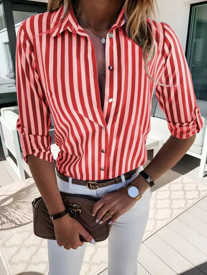 Veellela | chemise à rayures pour femmes