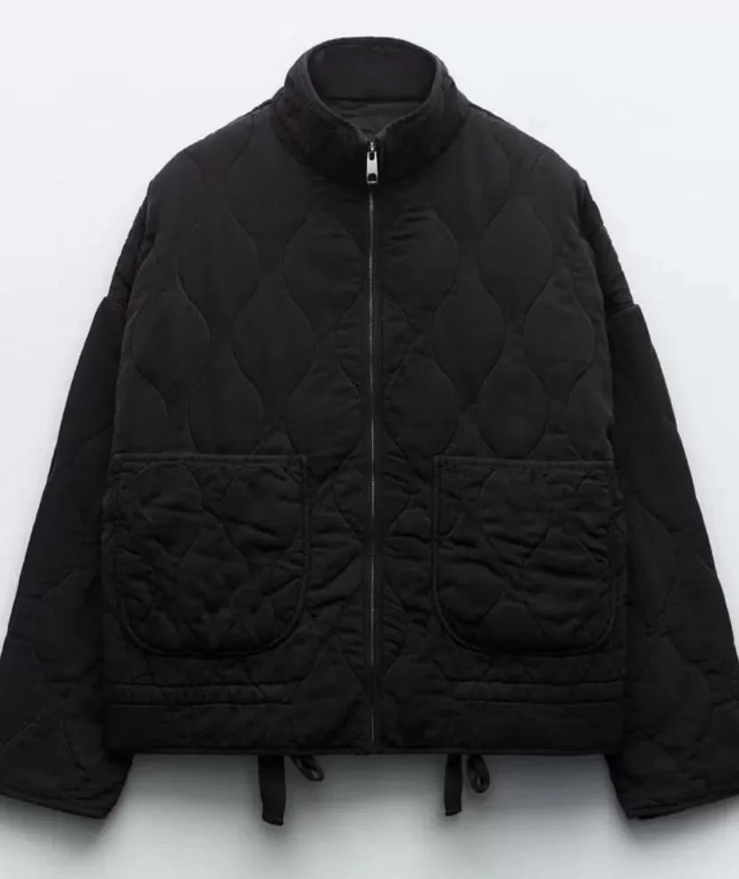 Hershey Veste Matelassée Femme Chaude et Légère avec Zip Avant & Taille Ajustable, vue 10