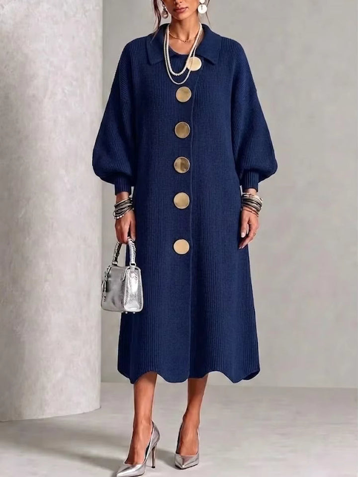 Robe longue femme à manches longues