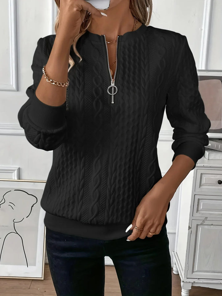 Sweat Zippé Texturé pour femme, vue 29