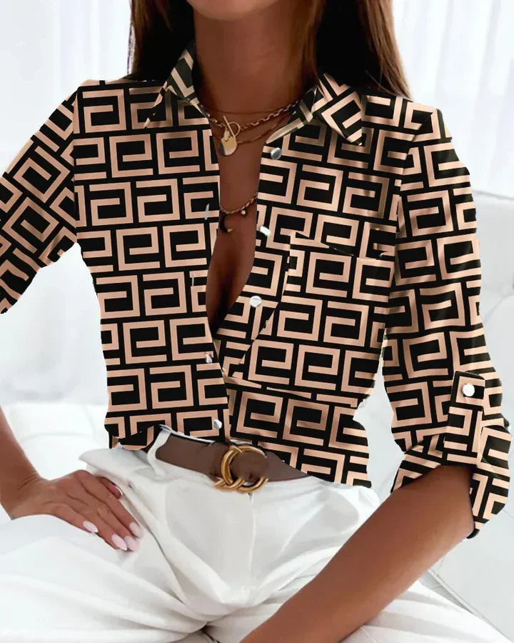 Veellela | chemise à rayures pour femmes