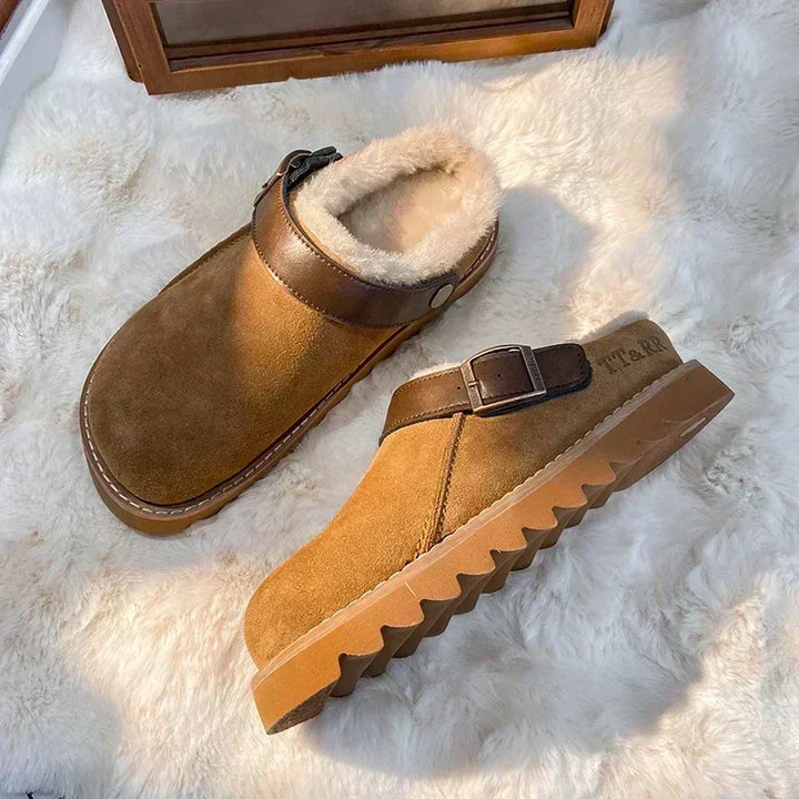 Ailani Sabots Chauds Femme Confort Hiver Léger avec Doublure Moelleuse & Style Décontracté, vue 2