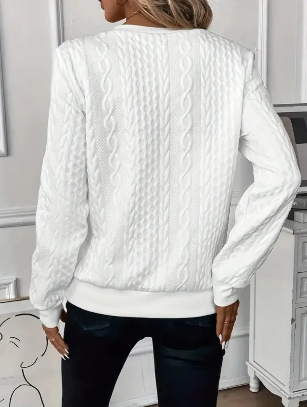 Sweat Zippé Texturé pour femme, vue 10