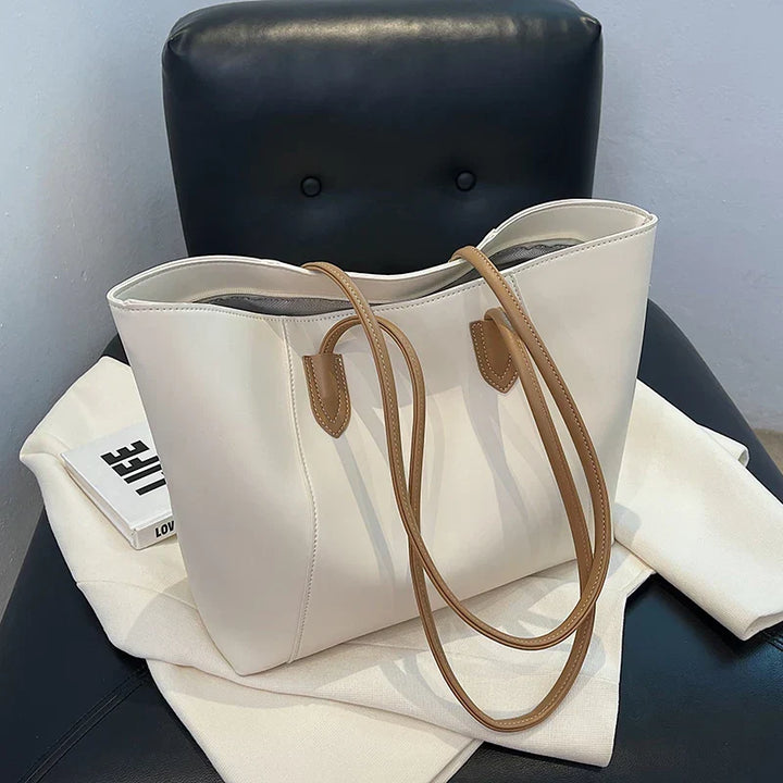 Jivika Sac à Main Femme Grand Fourre-Tout en Simili Cuir avec Compartiment Spacieux & Poches Intérieures, vue 3