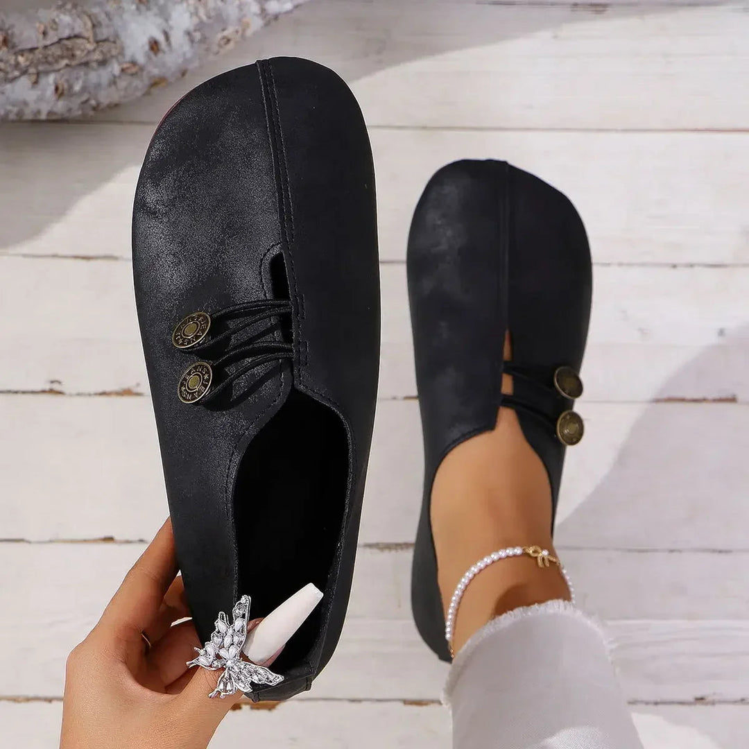 Chaussures Mocassins Bouton pour femme, vue 2