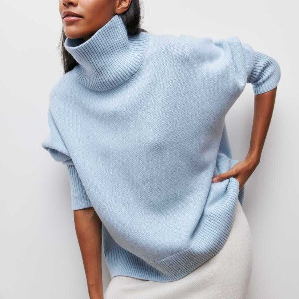 Camille Pull Femme Hiver Maille Douce Confortable & Coupe Chic Légèrement Ample
