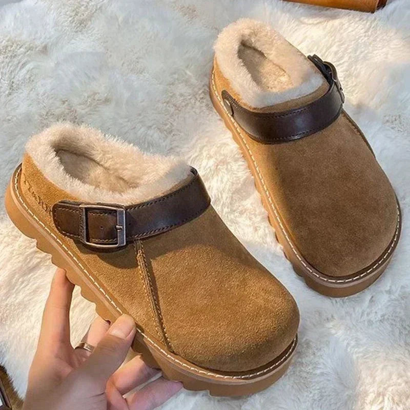 Ailani Sabots Chauds Femme Confort Hiver Léger avec Doublure Moelleuse & Style Décontracté, vue 3
