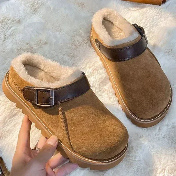 Ailani Sabots Chauds Femme Confort Hiver Léger avec Doublure Moelleuse & Style Décontracté, vue 3