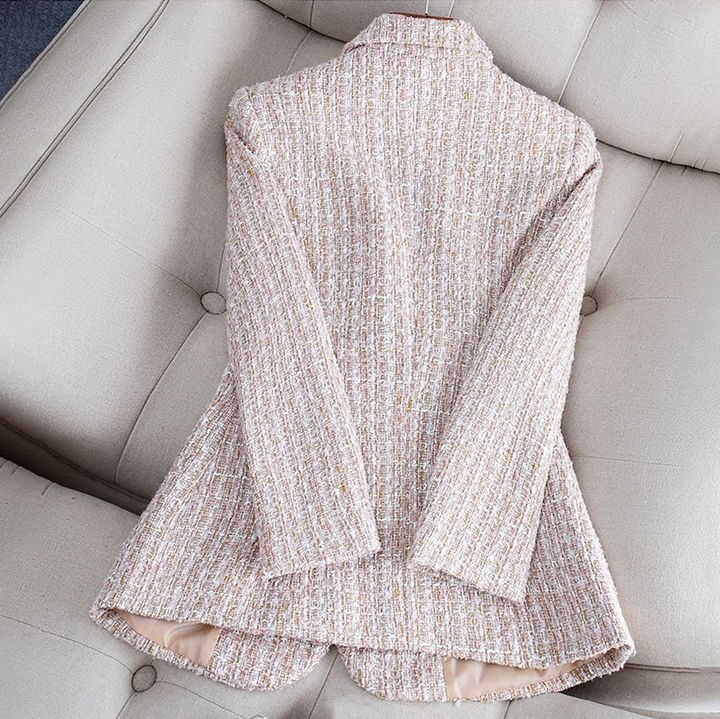Nataly Blazer Femme Blazer en Tweed Élégant & Moderne pour un Style Chic Polyvalent, vue 5