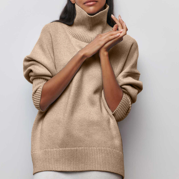 Camille Pull Femme Hiver Maille Douce Confortable & Coupe Chic Légèrement Ample, vue 3