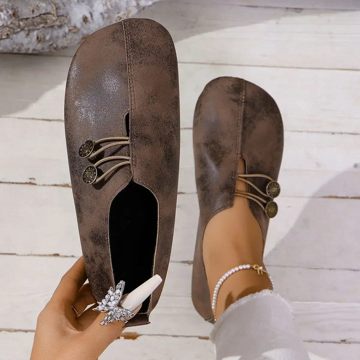 Chaussures Mocassins Bouton pour femme, vue 5
