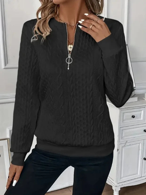 Sweat Zippé Texturé pour femme, vue 31