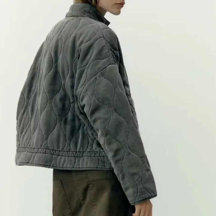 Hershey Veste Matelassée Femme Chaude et Légère avec Zip Avant & Taille Ajustable, vue 5