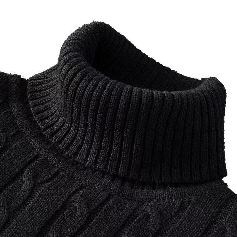 Klaus Pull Col Roulé Homme Tricot Élégant & Confortable en Maille, vue 7