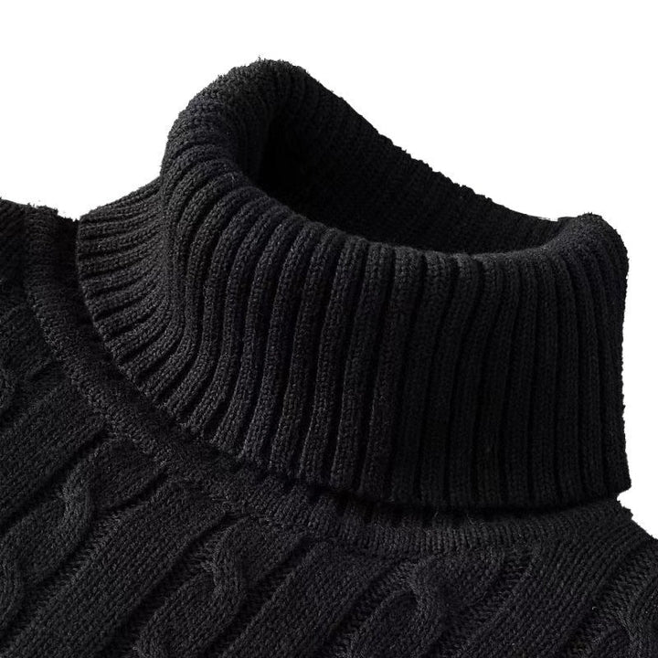 Klaus Pull Col Roulé Homme Tricot Élégant & Confortable en Maille, vue 7