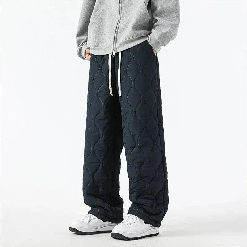 Logan Pantalon Hiver Matelassé Homme Pantalon Chaud Doublé Polaire avec Coupe Ample & Taille Élastique, vue 10