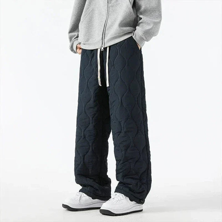 Logan Pantalon Hiver Matelassé Homme Pantalon Chaud Doublé Polaire avec Coupe Ample & Taille Élastique, vue 10