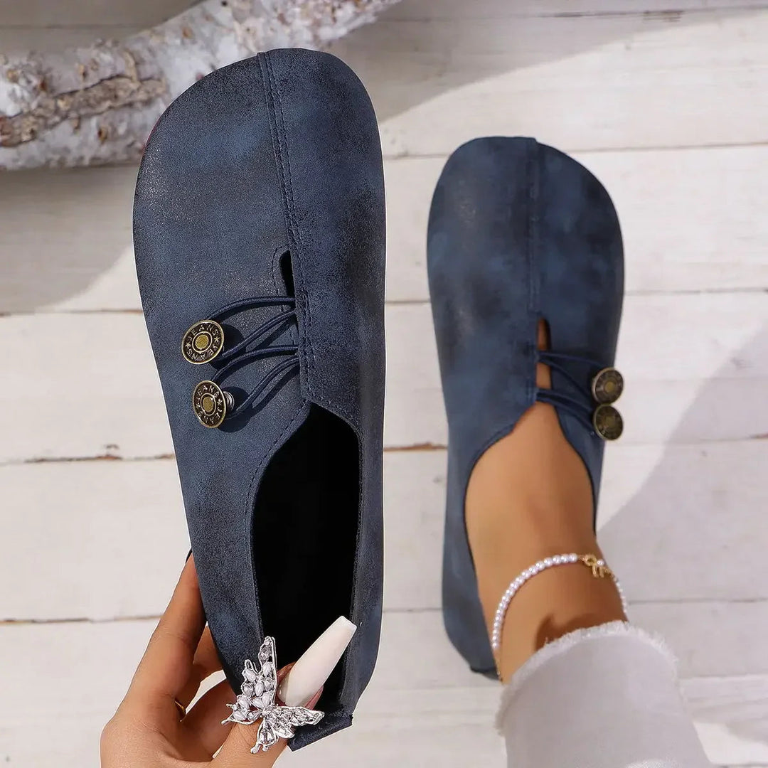 Chaussures Mocassins Bouton pour femme, vue 4
