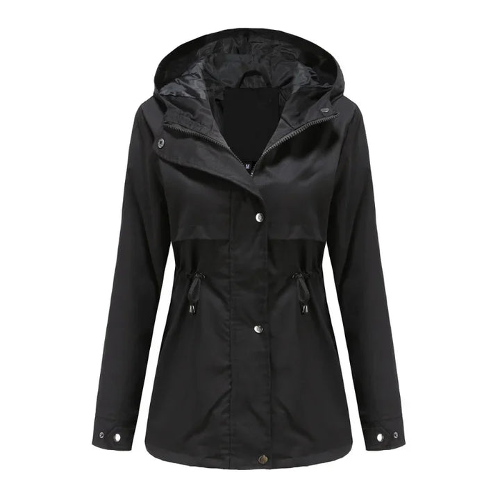 Madeline Manteau Imperméable Femme Capuche Réglable, Léger & Résistant pour Pluie, vue 5