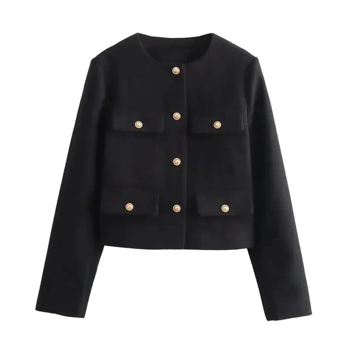 Maisy Manteau Femme Manteau Classique Élégant avec Boutons Décoratifs Chic, vue 9