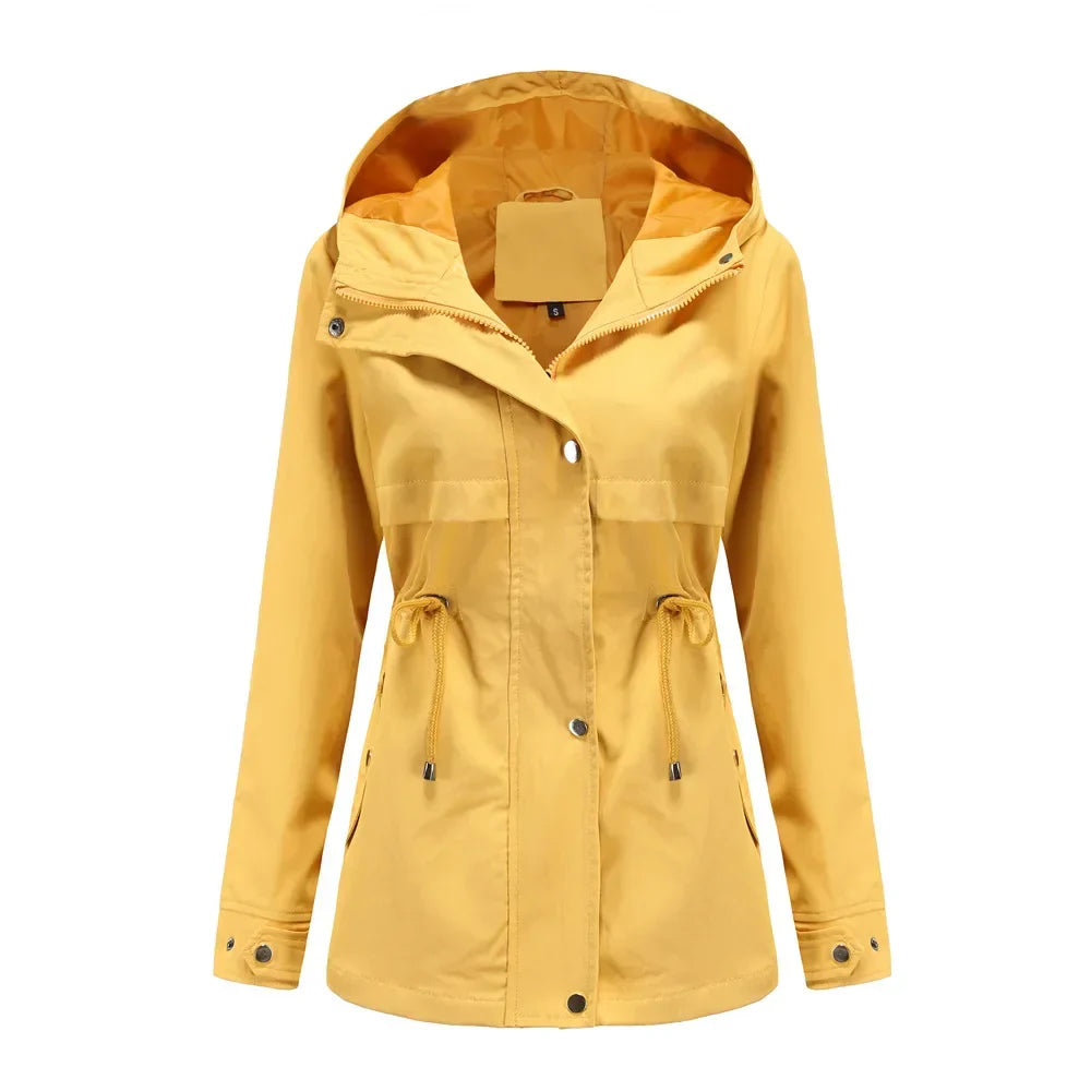 Madeline Manteau Imperméable Femme Capuche Réglable, Léger & Résistant pour Pluie, vue 6
