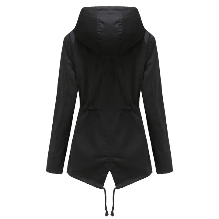 Madeline Manteau Imperméable Femme Capuche Réglable, Léger & Résistant pour Pluie, vue 4