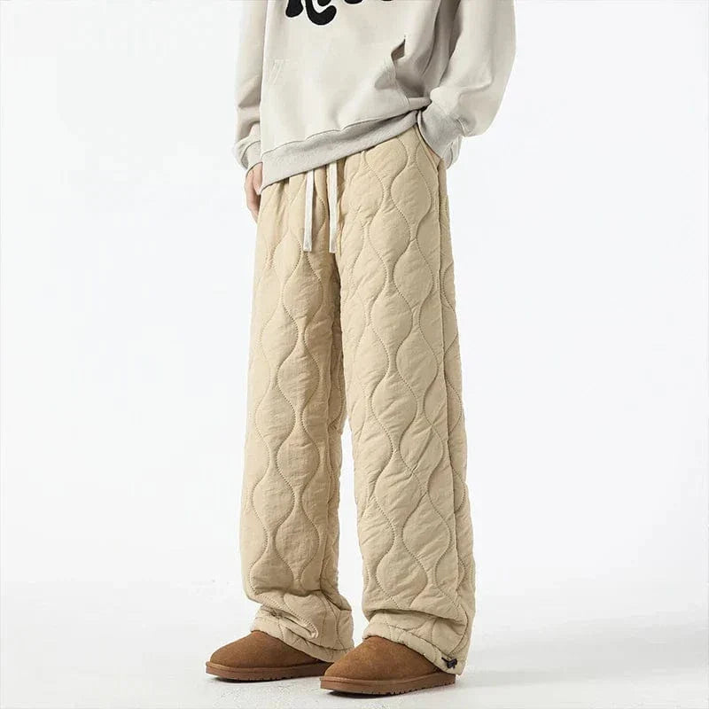 Logan Pantalon Hiver Matelassé Homme Pantalon Chaud Doublé Polaire avec Coupe Ample & Taille Élastique, vue 18