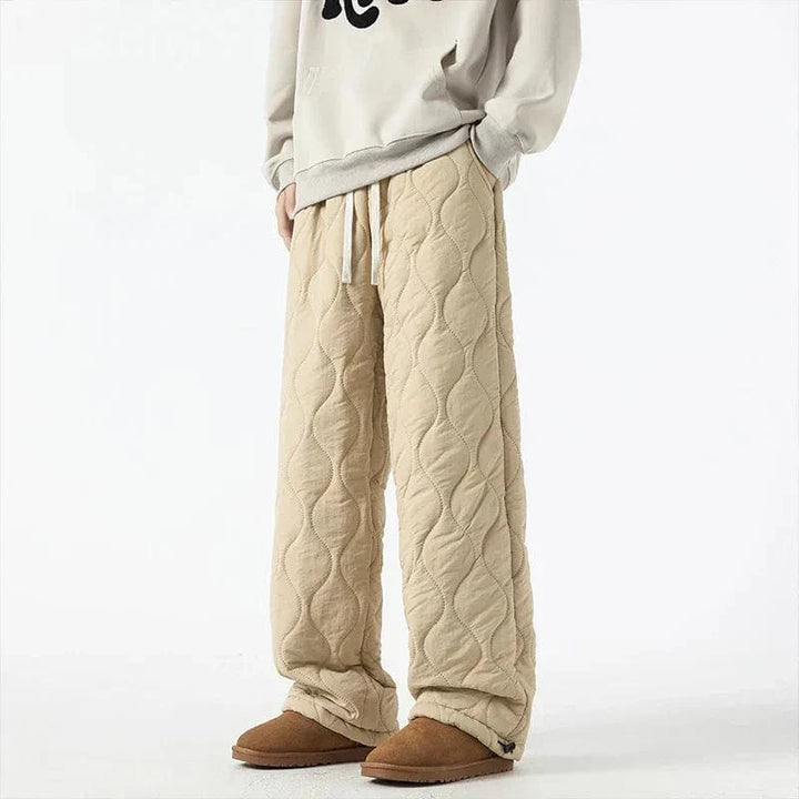 Logan Pantalon Hiver Matelassé Homme Pantalon Chaud Doublé Polaire avec Coupe Ample & Taille Élastique, vue 18