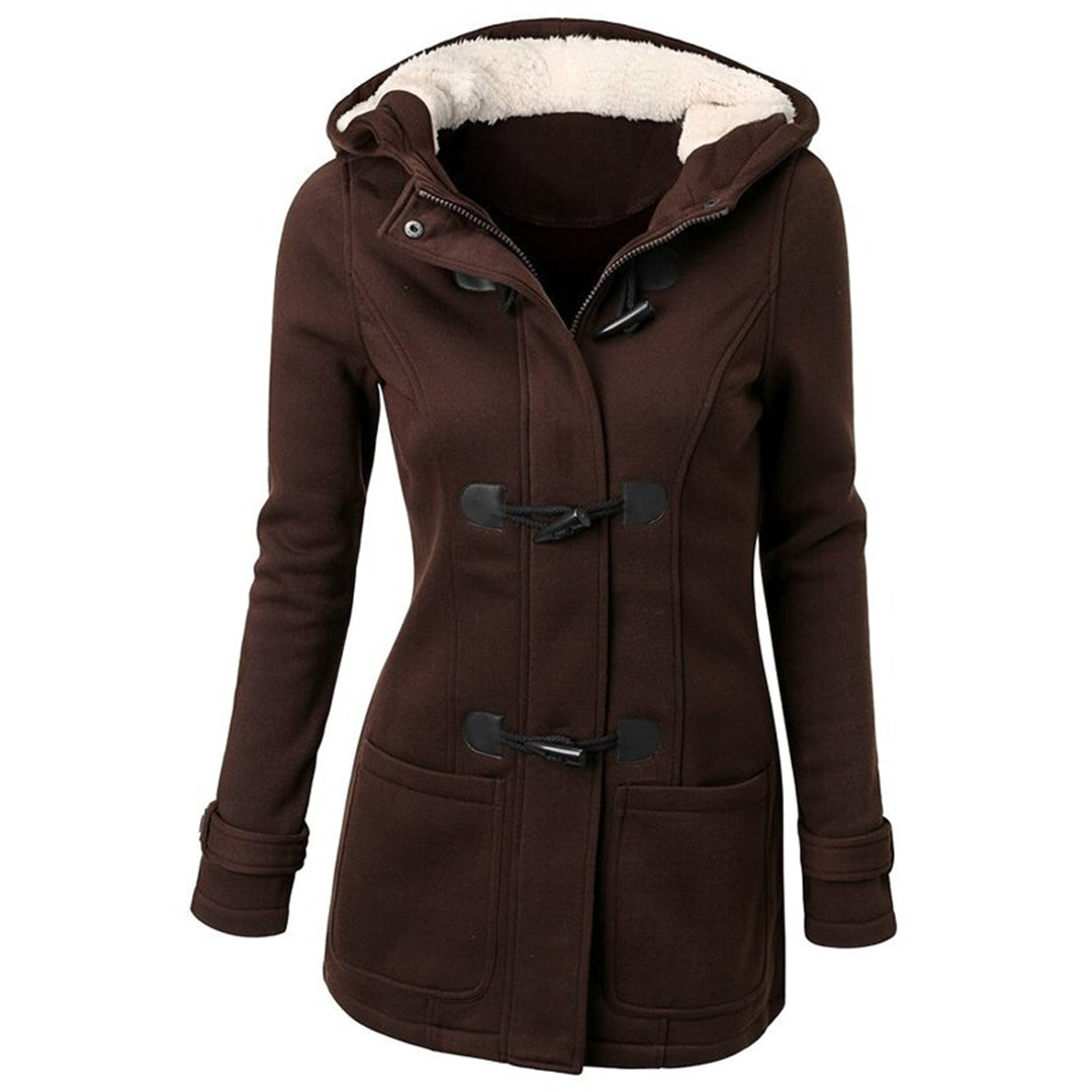 Katalina Manteau Femme Long Hiver Élégant, Chaud avec Capuche Intégrée & Poches Pratiques, vue 5