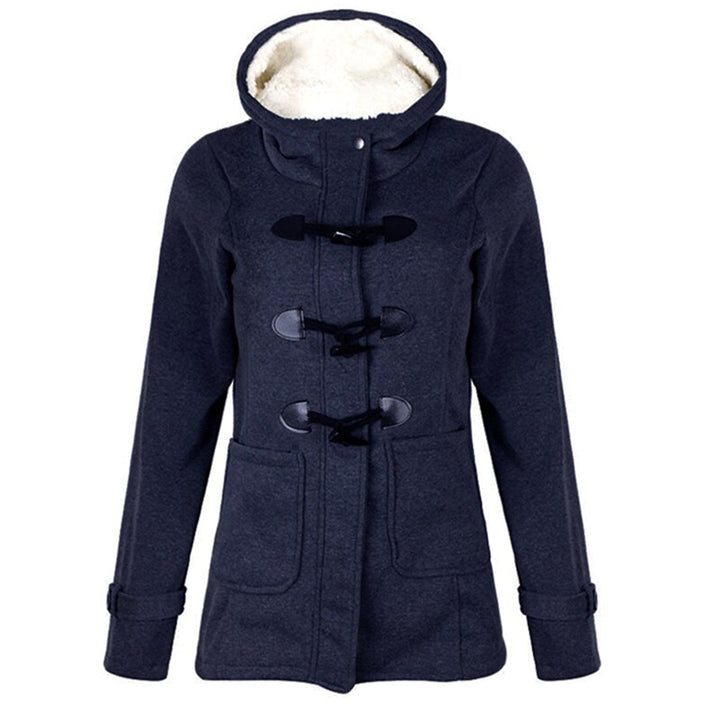 Katalina Manteau Femme Long Hiver Élégant, Chaud avec Capuche Intégrée & Poches Pratiques, vue 3