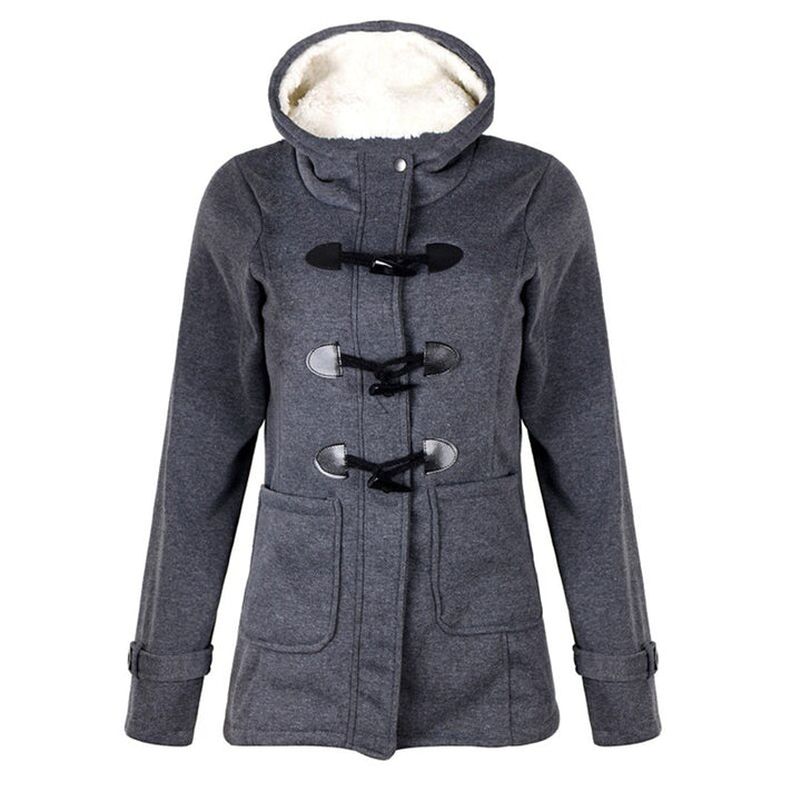 Katalina Manteau Femme Long Hiver Élégant, Chaud avec Capuche Intégrée & Poches Pratiques, vue 6