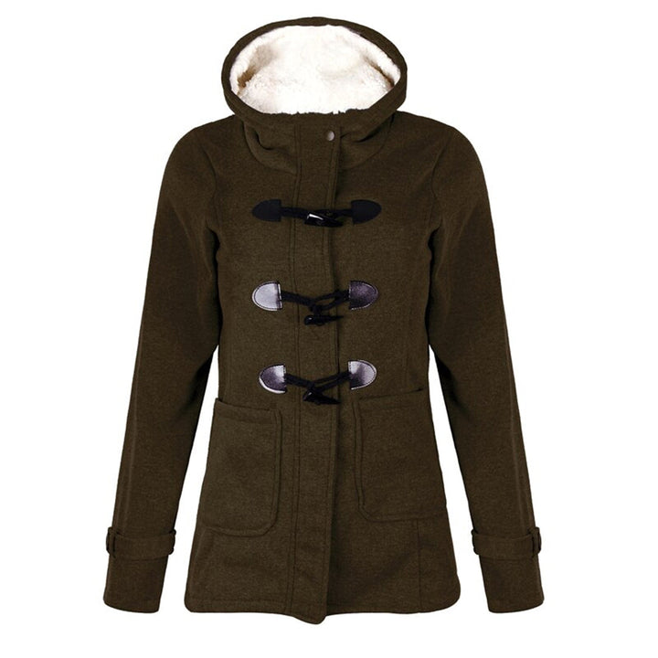 Katalina Manteau Femme Long Hiver Élégant, Chaud avec Capuche Intégrée & Poches Pratiques, vue 8