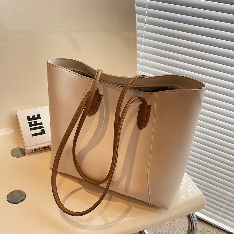 Jivika Sac à Main Femme Grand Fourre-Tout en Simili Cuir avec Compartiment Spacieux & Poches Intérieures, vue 2