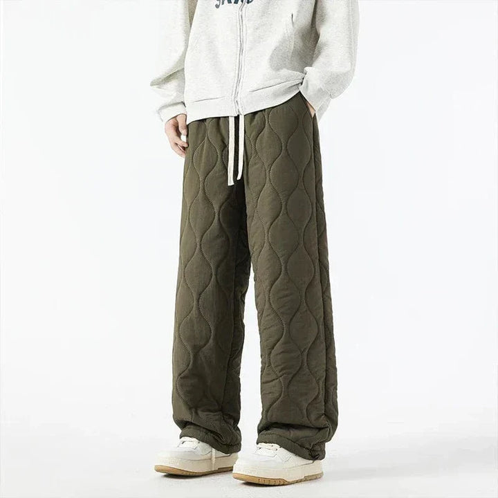 Logan Pantalon Hiver Matelassé Homme Pantalon Chaud Doublé Polaire avec Coupe Ample & Taille Élastique, vue 9
