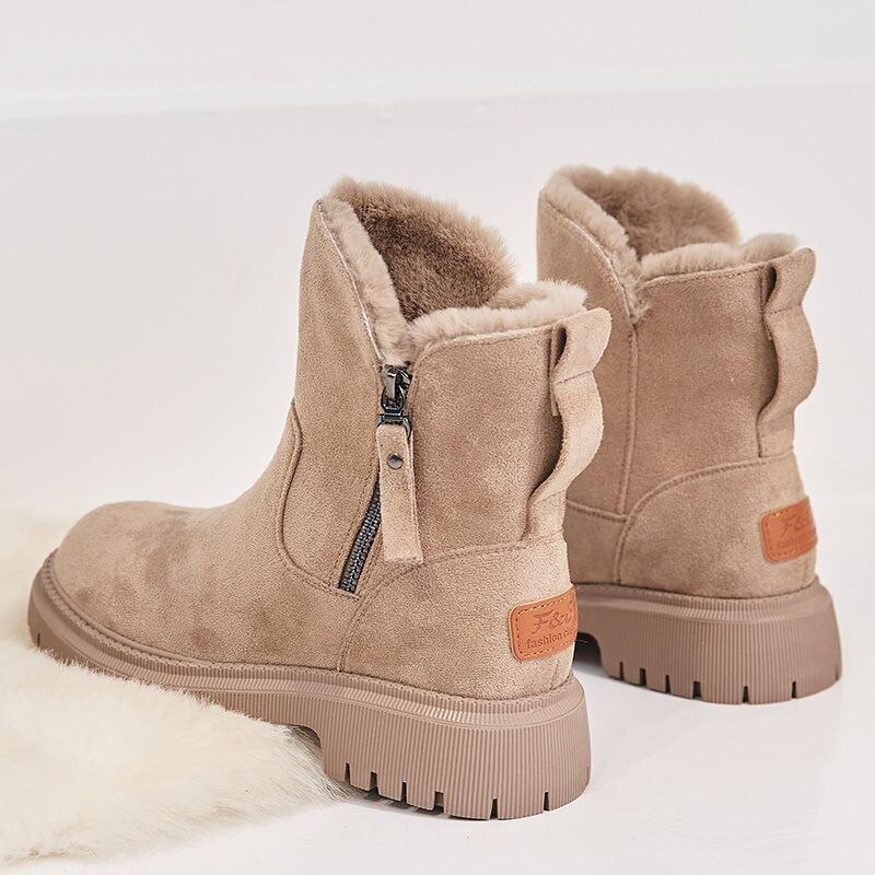 Hope Bottes d’Hiver Femme Chaudes Bottes en Daim Doux avec Doublure Confortable & Semelle Antidérapante, vue 2