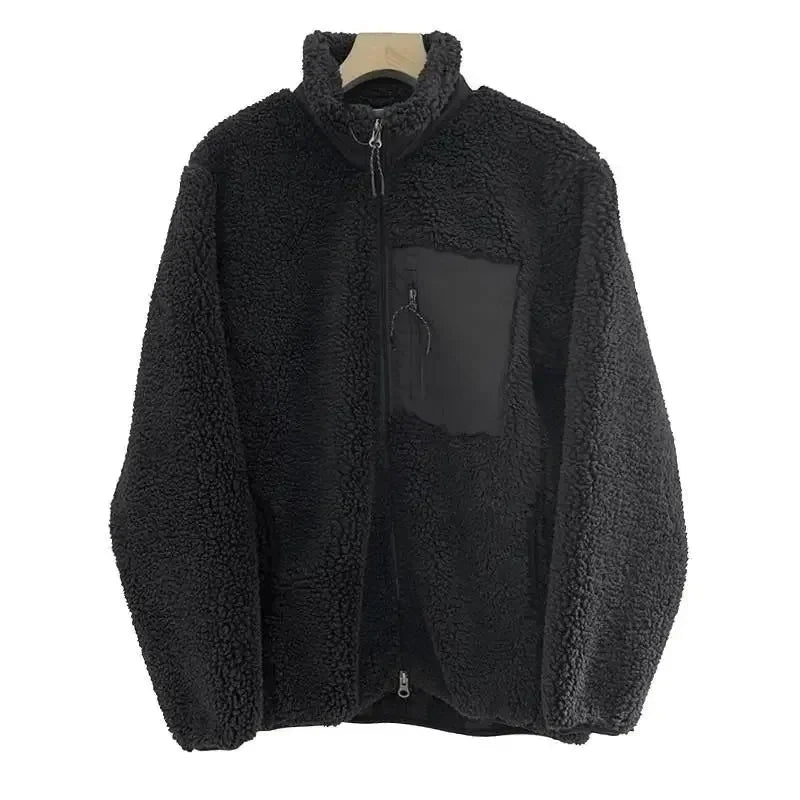 Lily Manteau Teddy Femme Veste Chaude avec Col Haut, Poches Zippées & Coupe Décontractée, vue 11