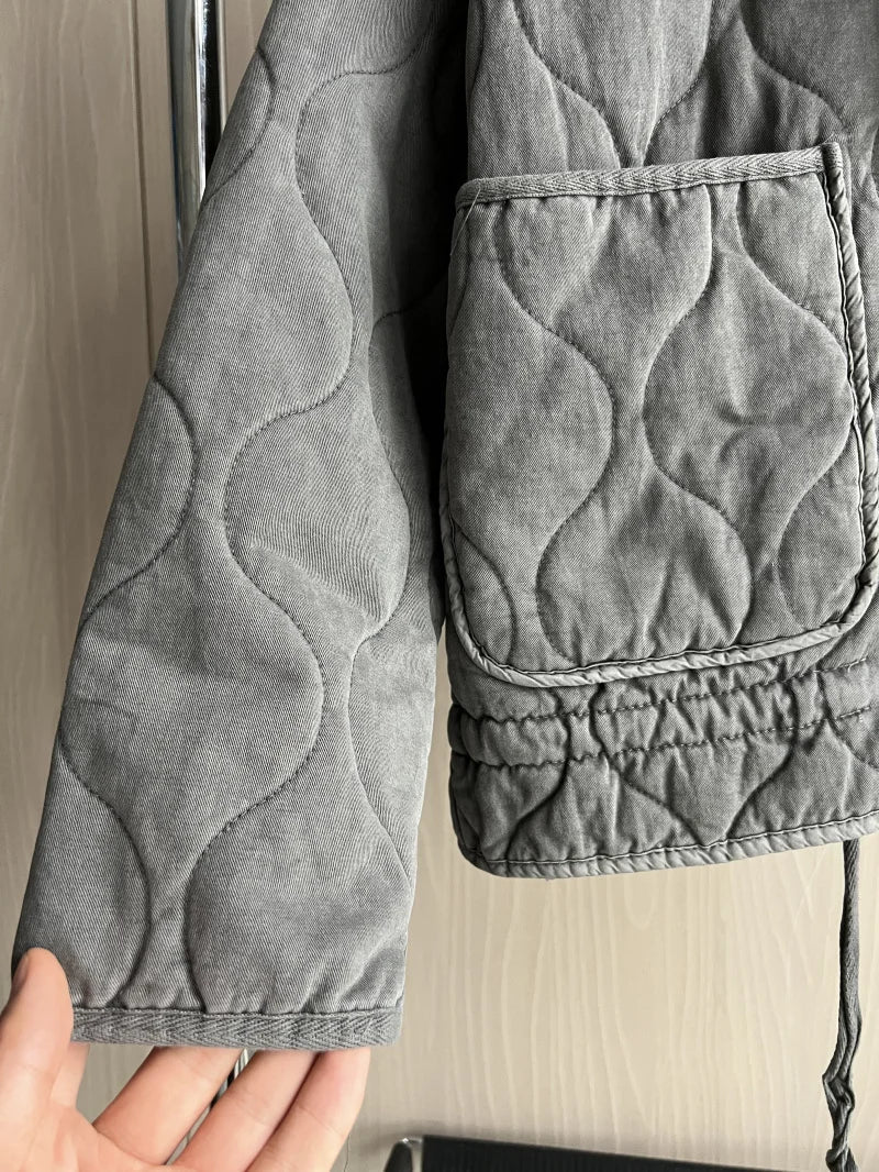 Hershey Veste Matelassée Femme Chaude et Légère avec Zip Avant & Taille Ajustable, vue 9