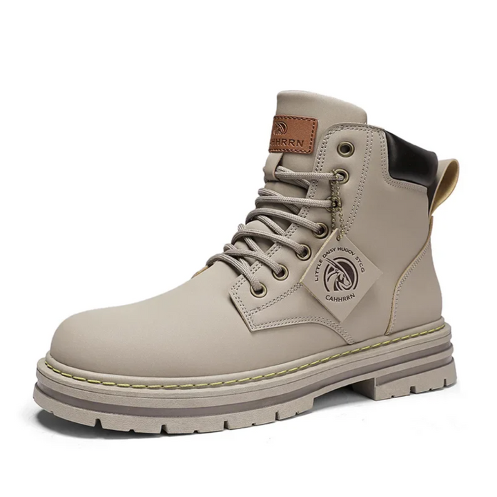 Marlon Bottes à Lacets pour Homme Chaussures en Cuir Confortables avec Soutien de Voûte Plantaire & Semelle Antidérapante, vue 5