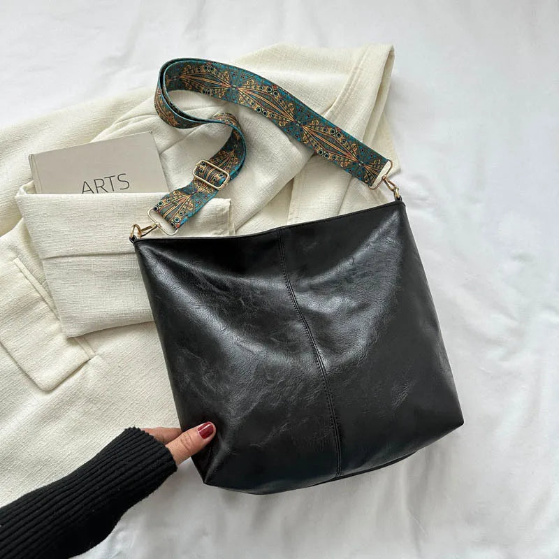 Zaria Sac Femme Sac à Bandoulière Élégant en Cuir Vintage Traditionnel, vue 3