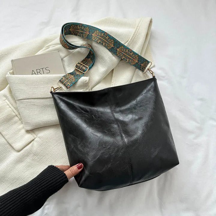 Zaria Sac Femme Sac à Bandoulière Élégant en Cuir Vintage Traditionnel, vue 3
