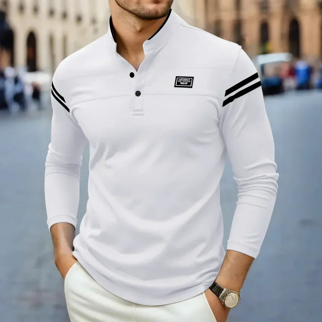 T-SHIRT À MANCHES LONGUES MODERNE POUR HOMME