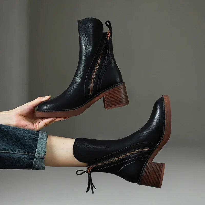 Bottines à Talon Bloqué pour femme, vue 2
