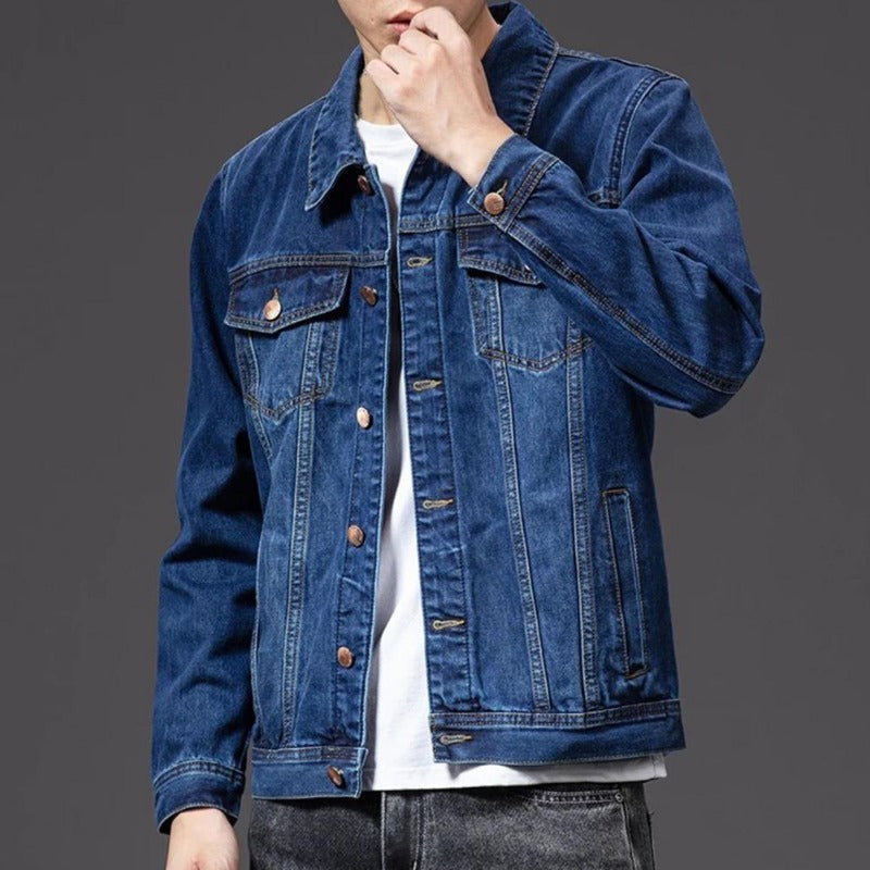 Miguel Veste Homme en Denim Classique Bleu, Durable & Style Intemporel