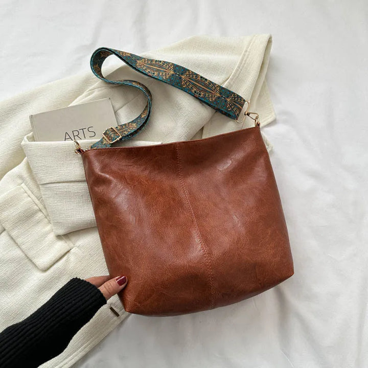 Zaria Sac Femme Sac à Bandoulière Élégant en Cuir Vintage Traditionnel, vue 2